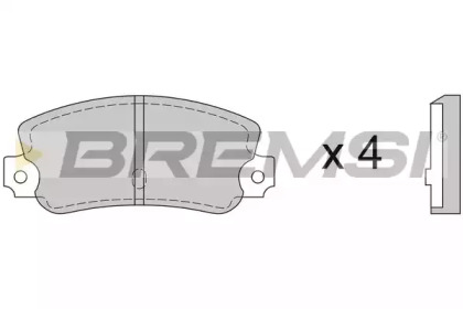 Комплект тормозных колодок BREMSI BP2074