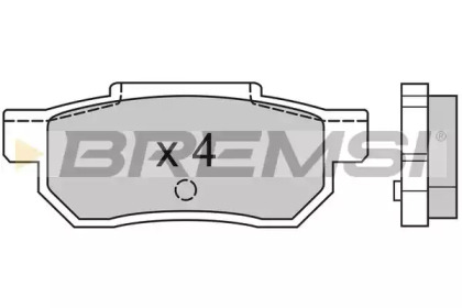 Комплект тормозных колодок BREMSI BP2351