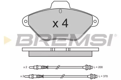 Комплект тормозных колодок BREMSI BP2564