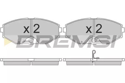 Комплект тормозных колодок BREMSI BP2698