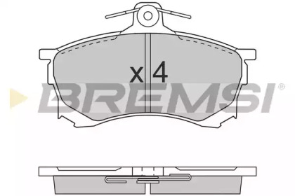 Комплект тормозных колодок BREMSI BP2700