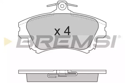 Комплект тормозных колодок BREMSI BP2703