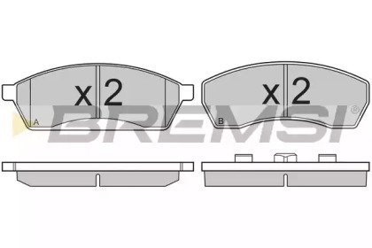 Комплект тормозных колодок BREMSI BP2764
