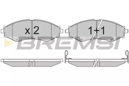 Комплект тормозных колодок BREMSI BP2834