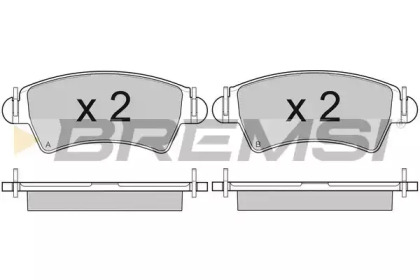 Комплект тормозных колодок BREMSI BP2879