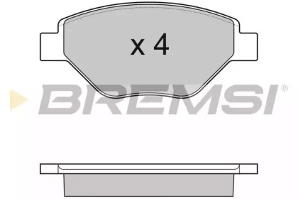 Комплект тормозных колодок BREMSI BP3113