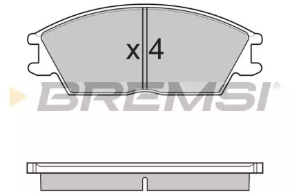 Комплект тормозных колодок BREMSI BP3124