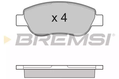 Комплект тормозных колодок BREMSI BP3186