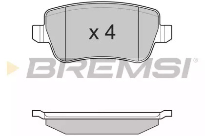 Комплект тормозных колодок BREMSI BP3227