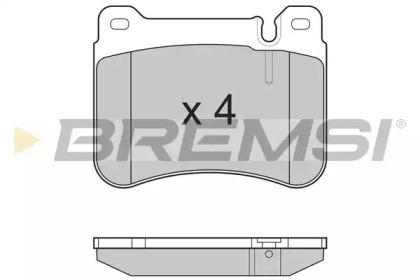 Комплект тормозных колодок BREMSI BP3265