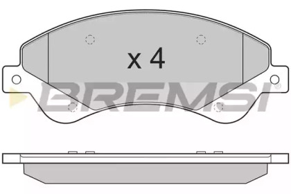 Комплект тормозных колодок BREMSI BP3273