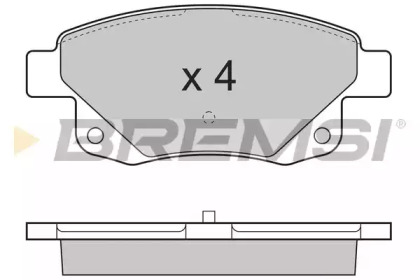 Комплект тормозных колодок BREMSI BP3275