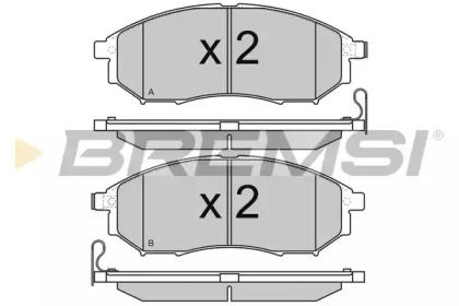 Комплект тормозных колодок BREMSI BP3350