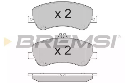 Комплект тормозных колодок BREMSI BP3385