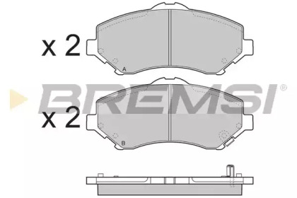 Комплект тормозных колодок BREMSI BP3396