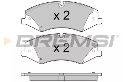 Комплект тормозных колодок BREMSI BP3415