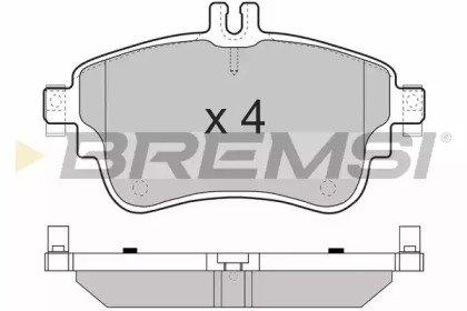 Комплект тормозных колодок BREMSI BP3497