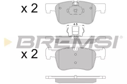 Комплект тормозных колодок BREMSI BP3503