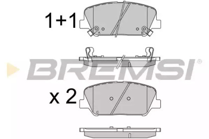 Комплект тормозных колодок BREMSI BP3531