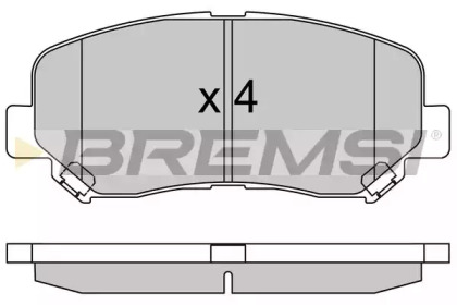 Комплект тормозных колодок BREMSI BP3535