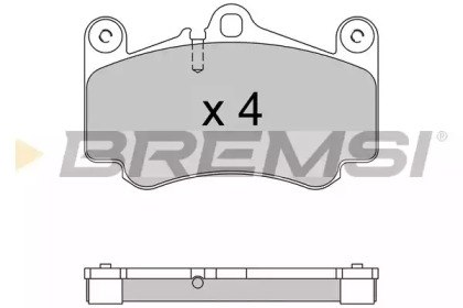 Комплект тормозных колодок BREMSI BP3572