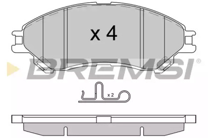 Комплект тормозных колодок BREMSI BP3603