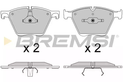 Комплект тормозных колодок BREMSI BP3615