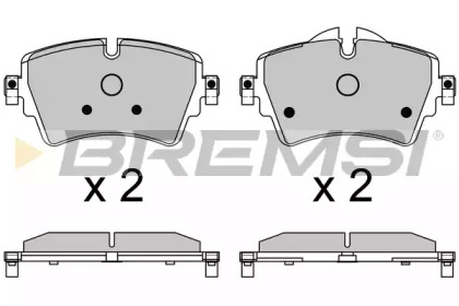 Комплект тормозных колодок BREMSI BP3639