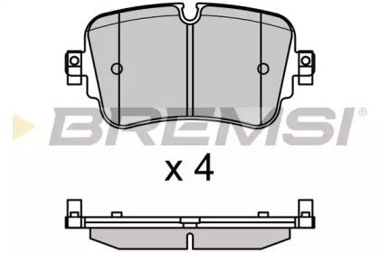 Комплект тормозных колодок BREMSI BP3686
