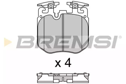 Комплект тормозных колодок BREMSI BP3692