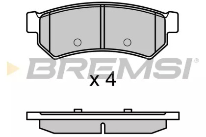 Комплект тормозных колодок BREMSI BP3695