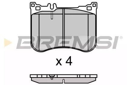 Комплект тормозных колодок BREMSI BP3712