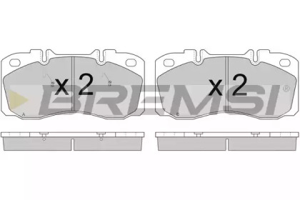 Комплект тормозных колодок BREMSI BP7272