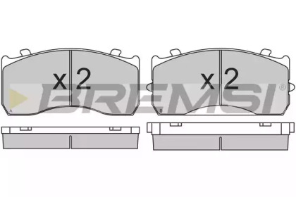 Комплект тормозных колодок BREMSI BP7321