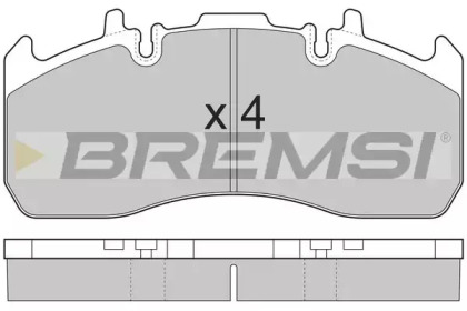 Комплект тормозных колодок BREMSI BP7324