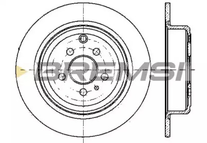 Тормозной диск BREMSI DBA757S