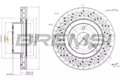 Тормозной диск BREMSI DBB120V