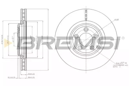 Тормозной диск BREMSI DBB702V