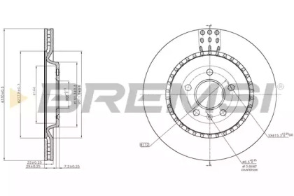 Тормозной диск BREMSI DBC383V