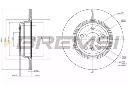 Тормозной диск BREMSI DBC404V