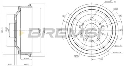 Тормозный барабан BREMSI DR5255