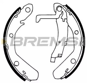Комлект тормозных накладок BREMSI GF0017