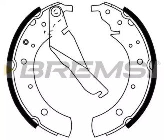 Комлект тормозных накладок BREMSI GF0075