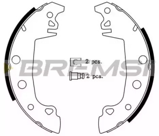 Комлект тормозных накладок BREMSI GF0104