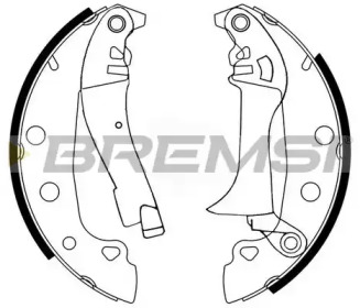 Комлект тормозных накладок BREMSI GF0150