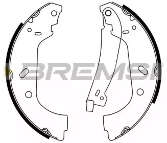 Комплект тормозных колодок BREMSI GF0177-2