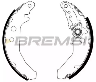 Комлект тормозных накладок BREMSI GF0225-1