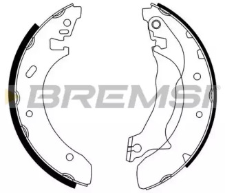 Комлект тормозных накладок BREMSI GF0228