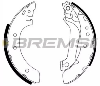 Комлект тормозных накладок BREMSI GF0236