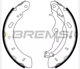 Комлект тормозных накладок BREMSI GF0248